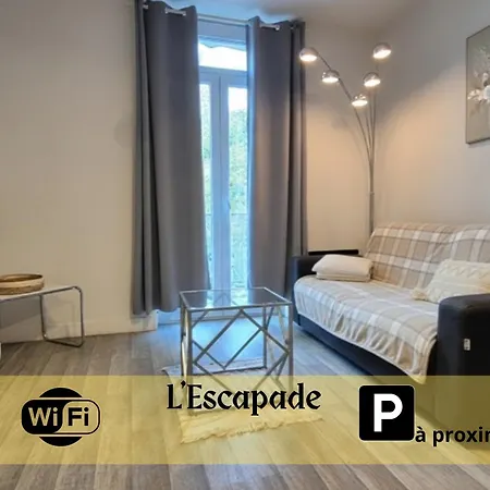 L'escapade-centre Ville-wifi-parking *